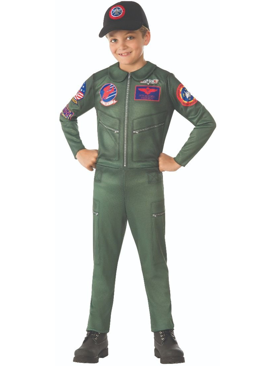 Adult Flight Suit Costume - Top Gun - Spirithalloween.com